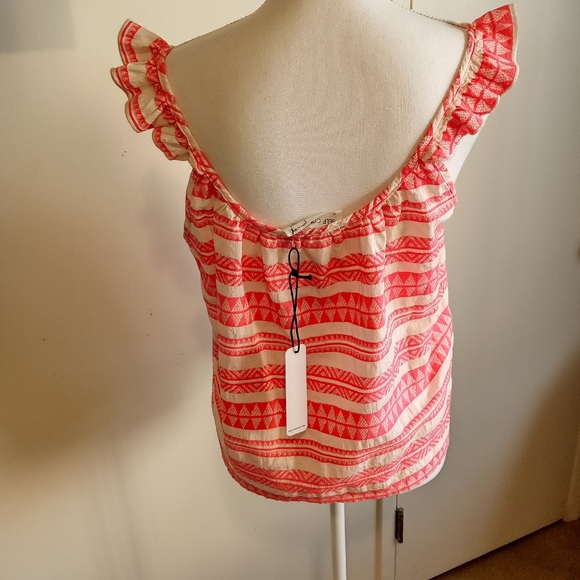 Women's Tank top Sleeveless Blouse Médium 100%Cotton - Picture 5 of 7